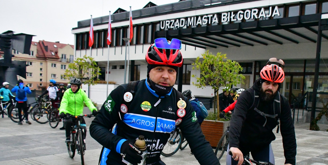 Biłgoraj. Rajd rowerowy w 105. rocznicę odzyskania niepodległości