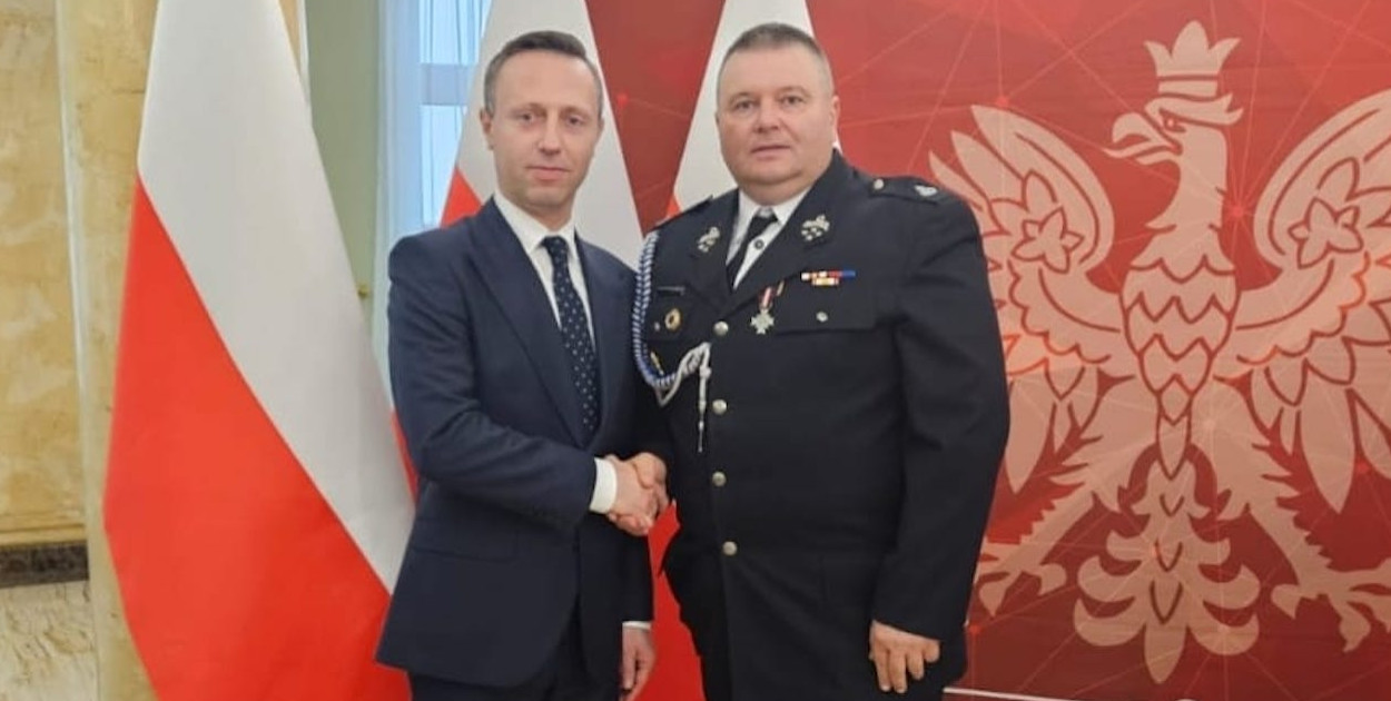 Jan Małysza Prezes Zarządu Oddziału Powiatowego OSP w Biłgoraju.