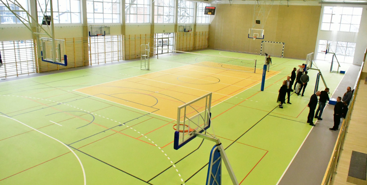 Odbiór techniczny hali sportowej przy "Jedynce"