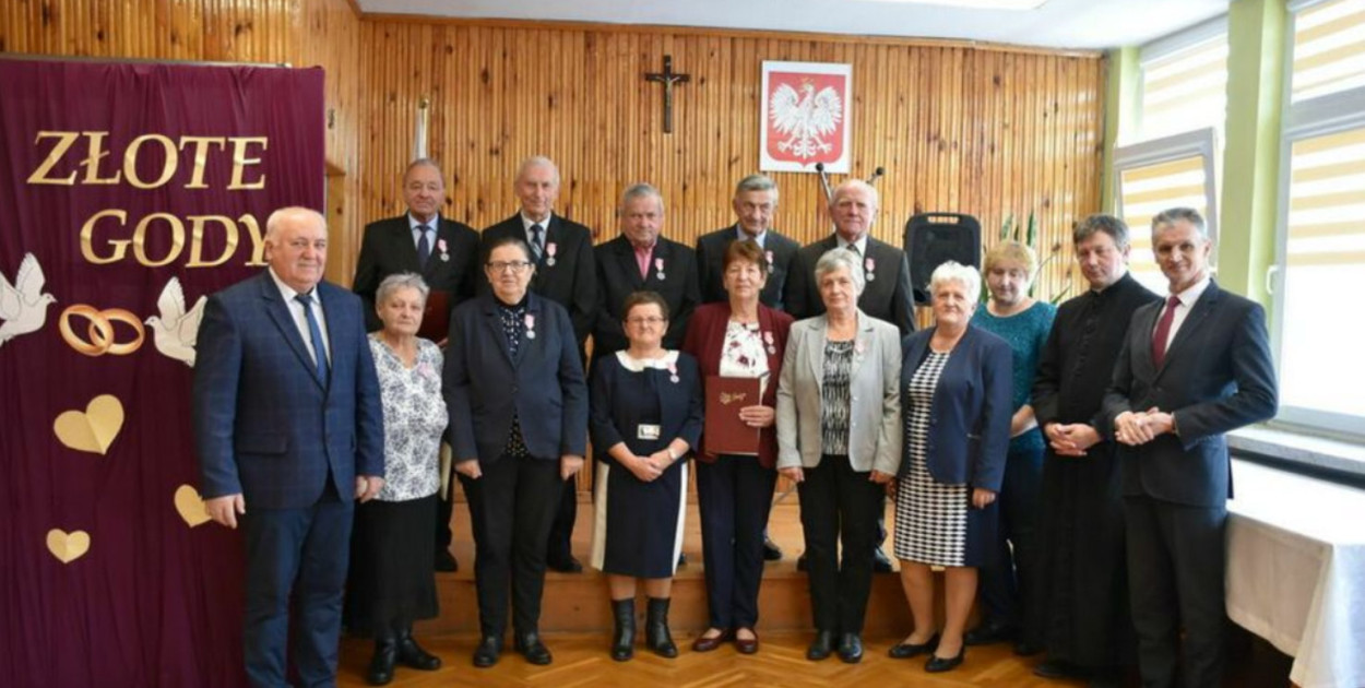 Jubileusz 50-lecia pożycia małżeńskiego. Złote Gidy w Potoku Górnym