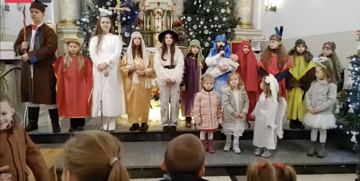NA ŻYWO. Jasełka bożonarodzeniowe w Parafia Św. Marii Magdaleny w Biłgoraju