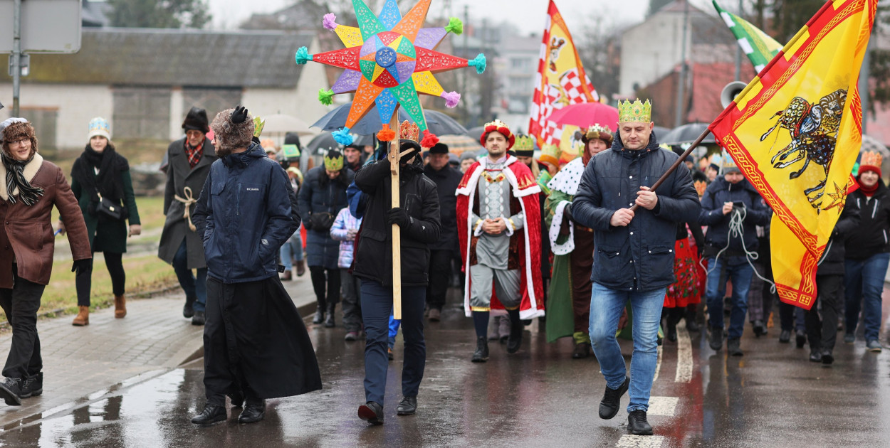 Goraj. Ulicami przeszedł Orszak Trzech Króli