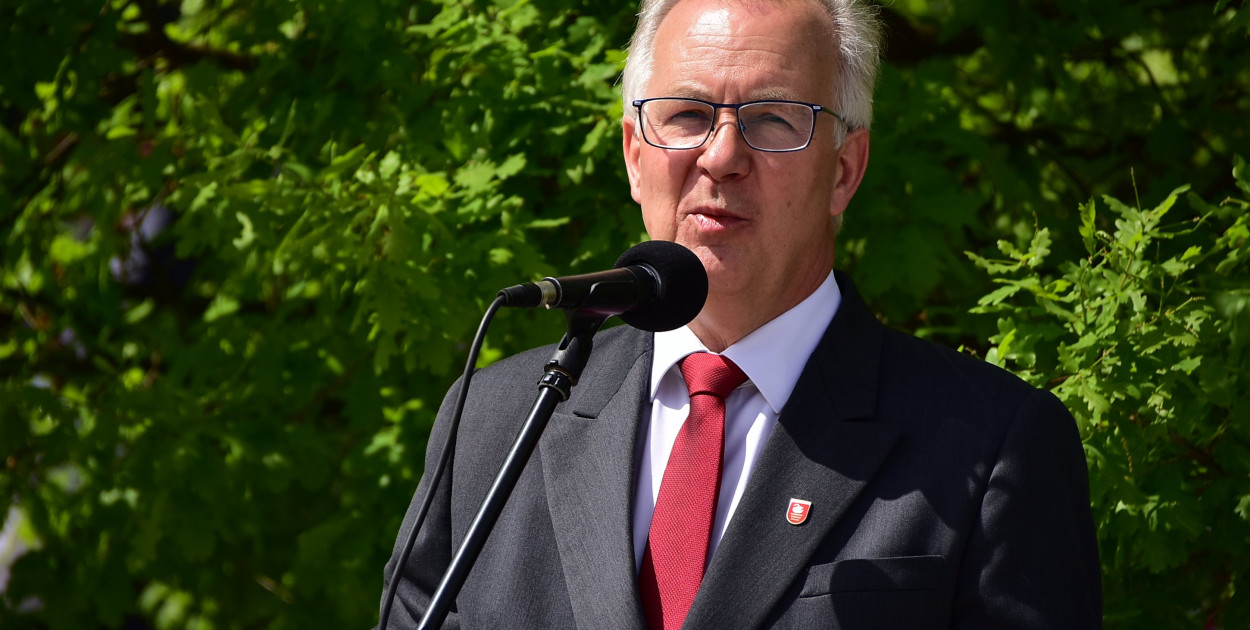 Ostatnie oficjalne wystąpienie Janusza Rosłana jako burmistrza