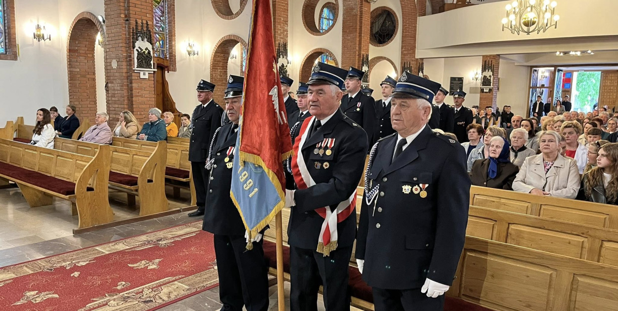 Uroczystości z okazji Dnia Strażaka w gminie Aleksandrów
