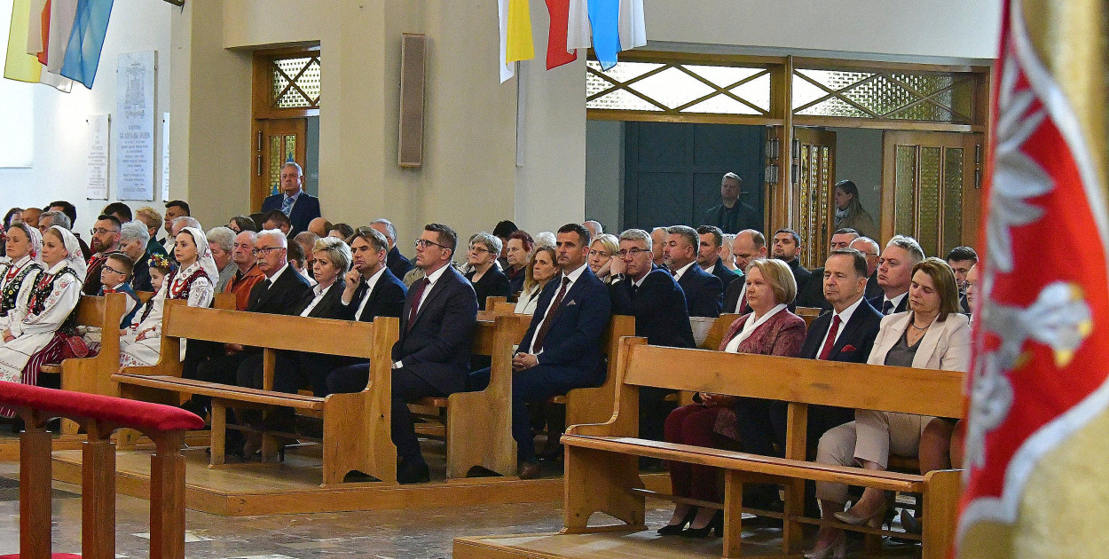 Delegacja Powiatu Biłgorajskiego na XVI Pielgrzymce Samorządów Terytorialnych w Lubaczowie