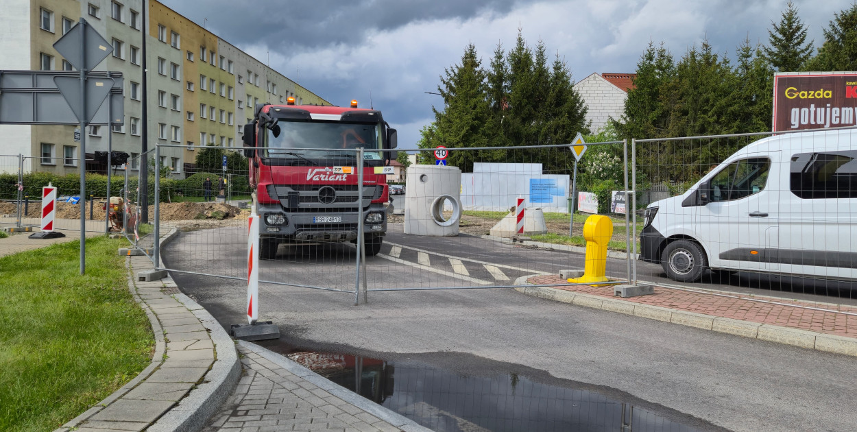 UWAGA. Utrudnienia w centrum Biłgoraja