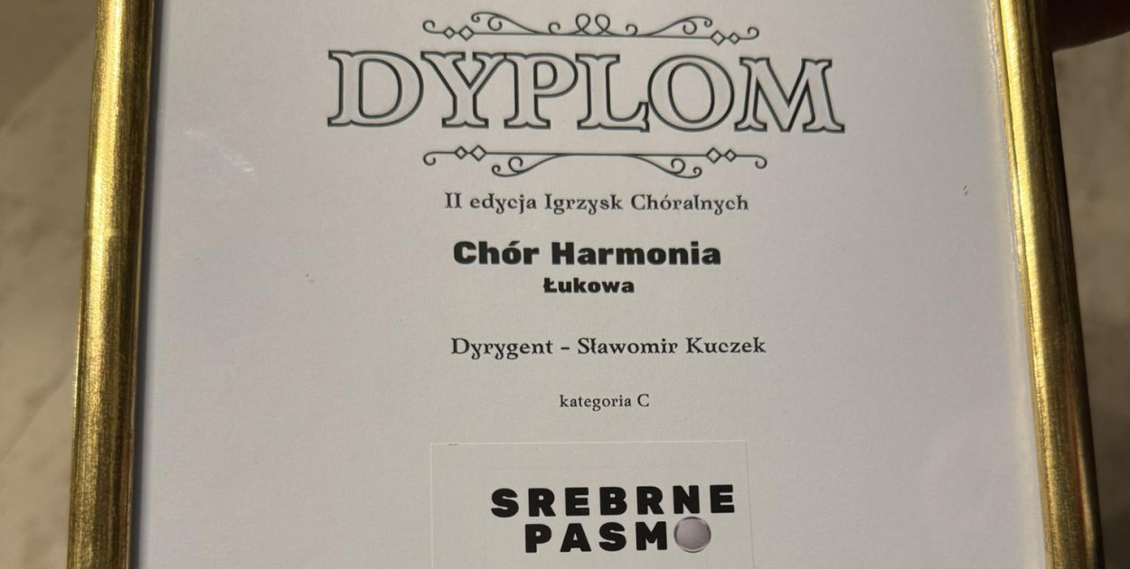 Chór Harmonia z Łukowej zdobywa II miejsce na Igrzyskach Chóralnych w Warszawie