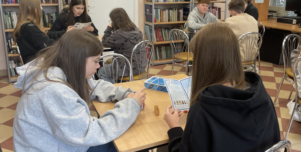Biblioteka. Lubię tu być