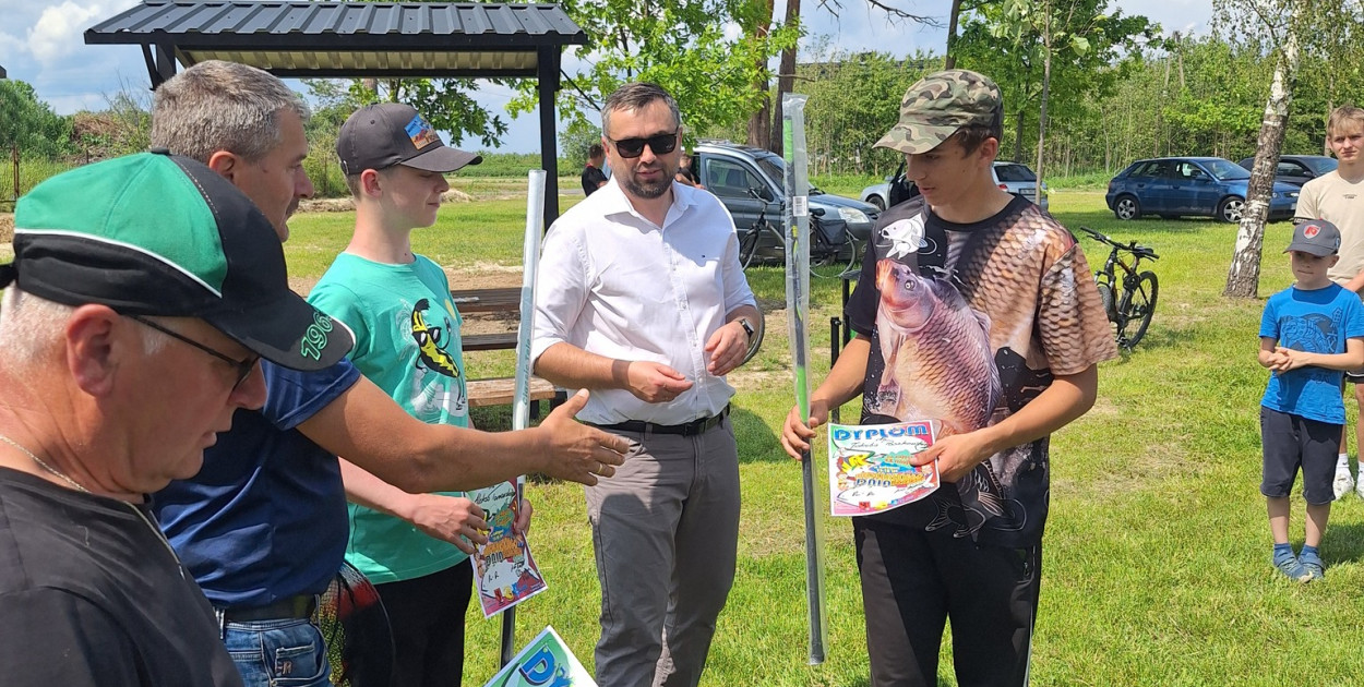 Zawody wędkarskie na Dzień Dziecka w Tarnogrodzie