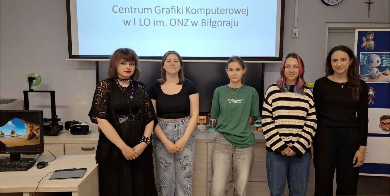 Uczennice klas graficznych I Liceum Ogólnokształcącego im. ONZ w Biłgoraju otrzymały wyróżnienia w ogólnopolskich konkursach graficznych.