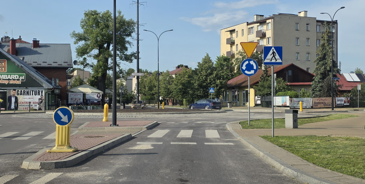 Rondo otwarte. W centrum Biłgoraja bez utrudnień