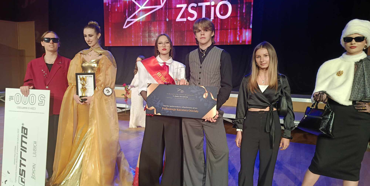 Uczniowie ZSZiO na konkursie W sukience do sukcesu