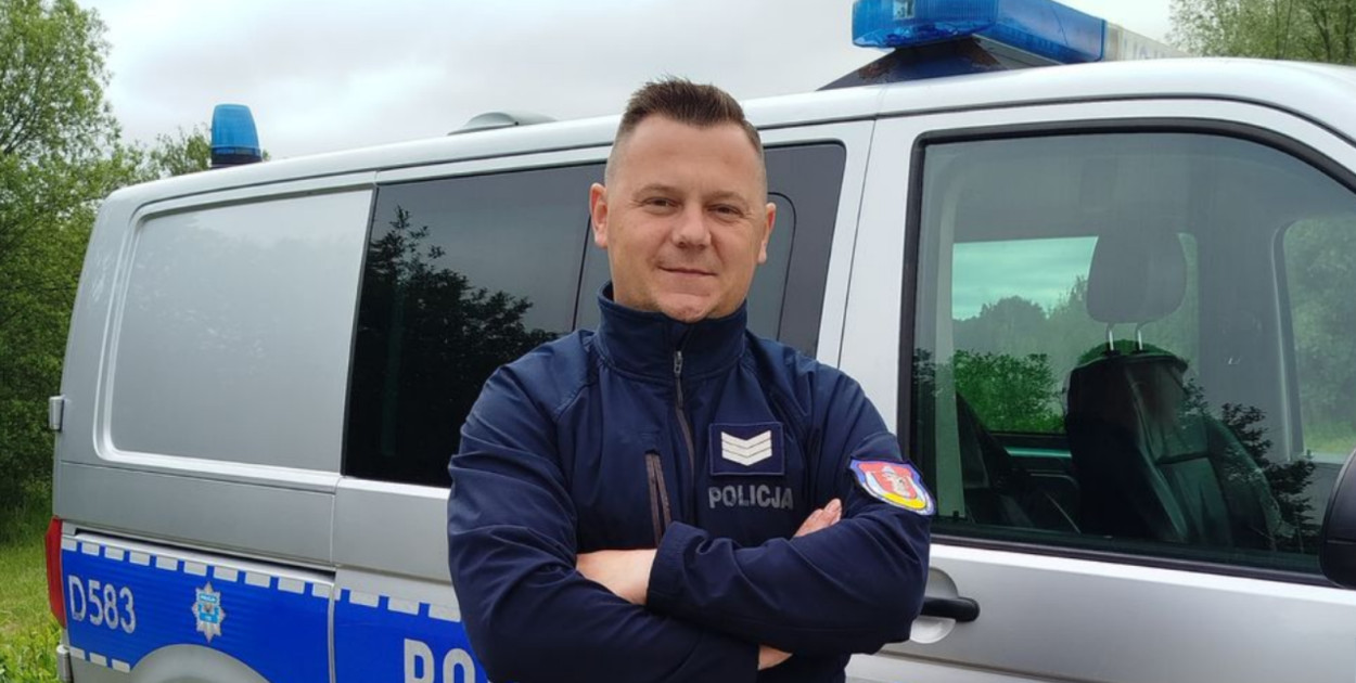 Biłgorajski policjant w czasie wolnym od służby rozpoznał poszukiwanego 43-latka