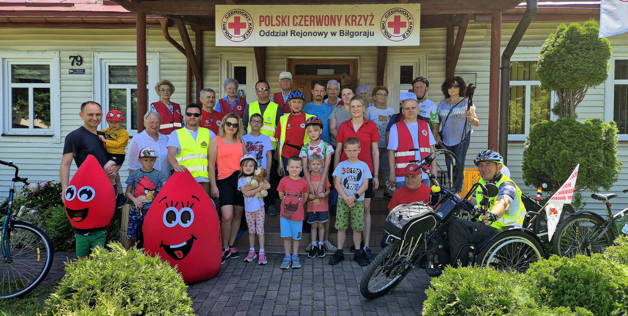 IX Rowerowy Rajd Honorowych Dawców Krwi w Biłgoraju