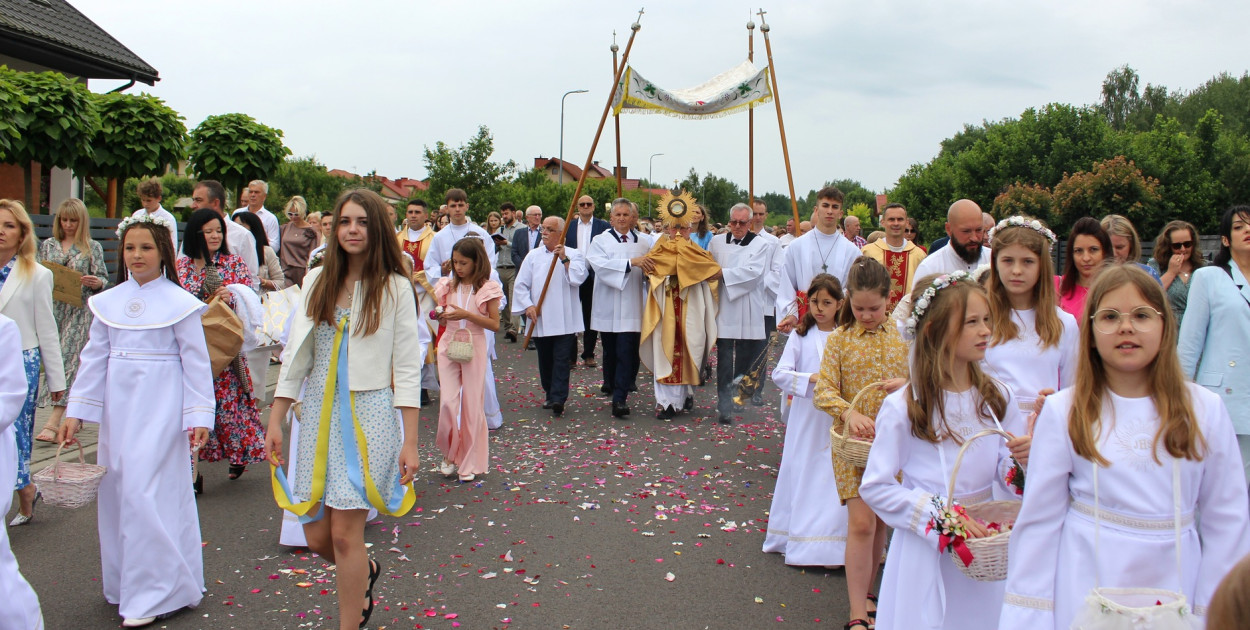 Procesja Bożego Ciała w par. Chrystusa Króla w Biłgoraju