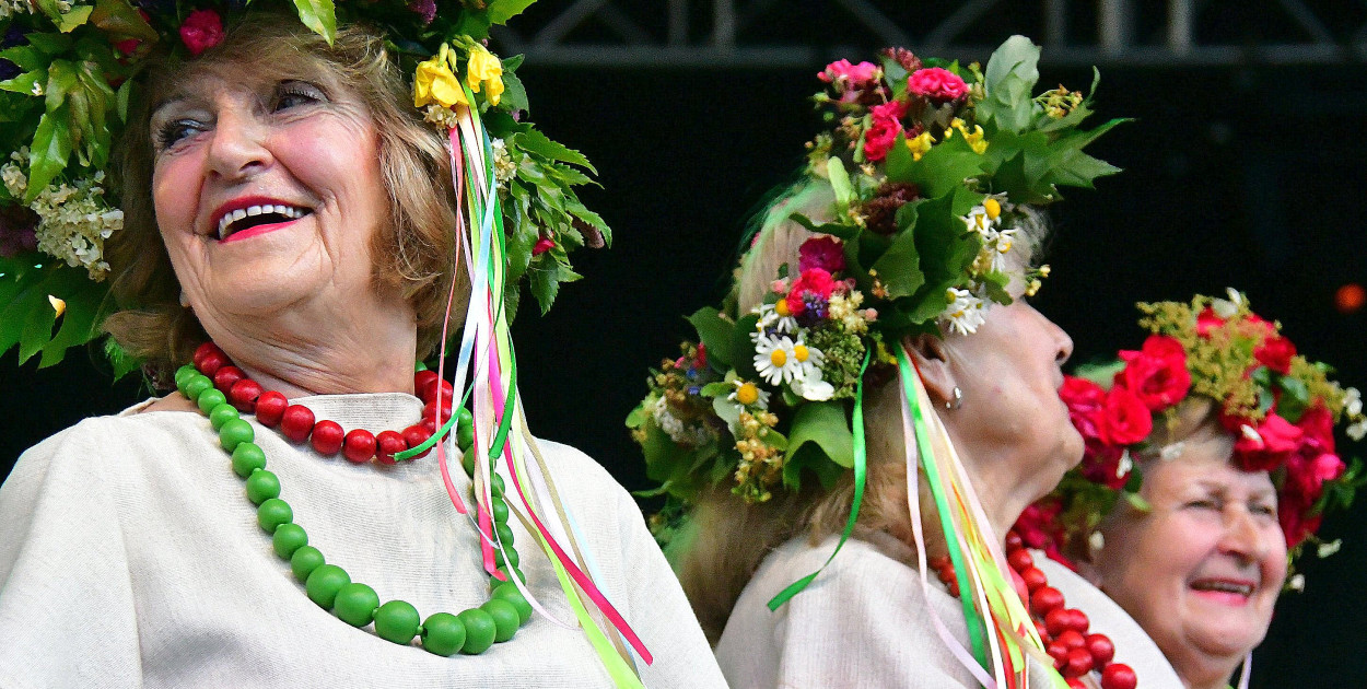 Widowisko Świętojańska Noc Kupały na scenie letniej BCK