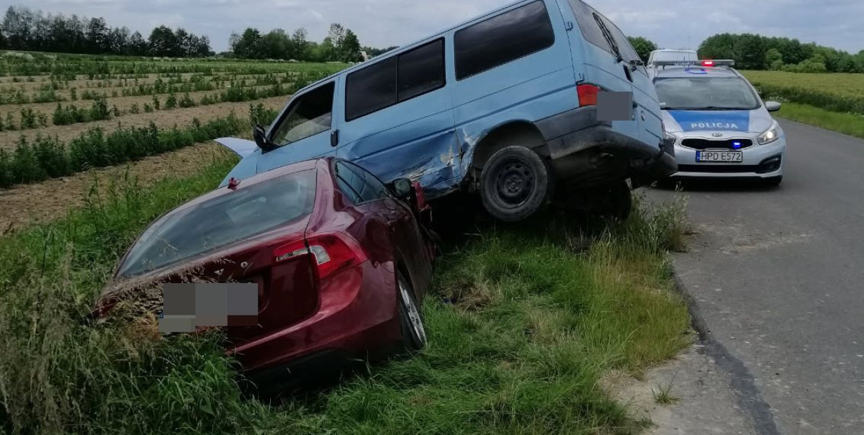 Pasażerki ranne w wypadkach