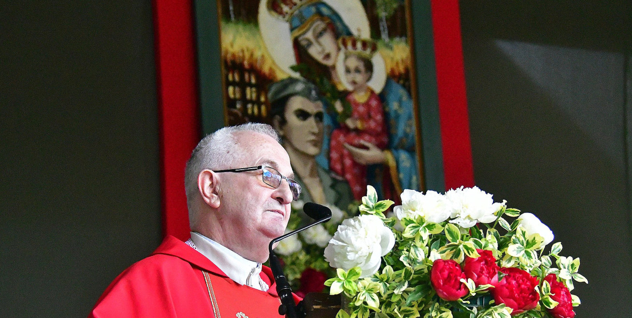 Kazanie ks. Czesława Grzyba podczas uroczystości osuchowskich