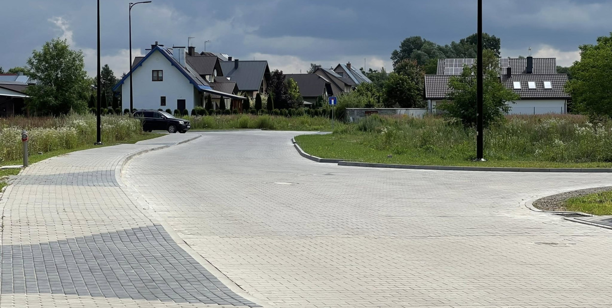 Zakończenie inwestycji drogowej w osiedlu Puszcza Solska