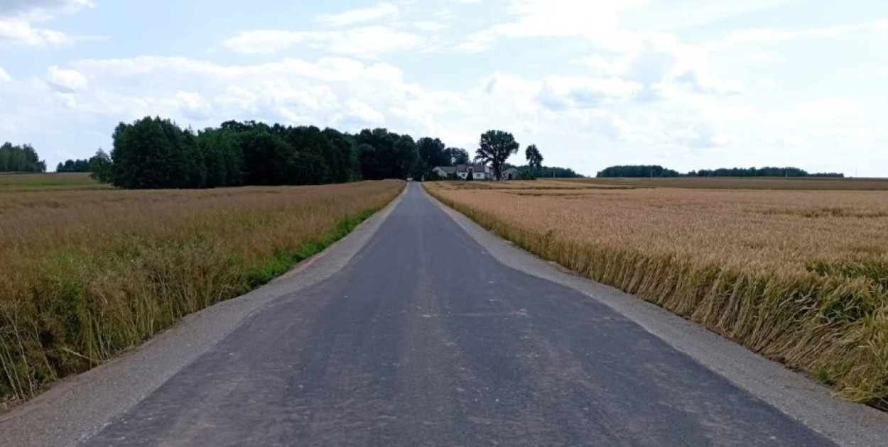 Zakończenie przebudowy drogi gminnej w Różańcu Drugim