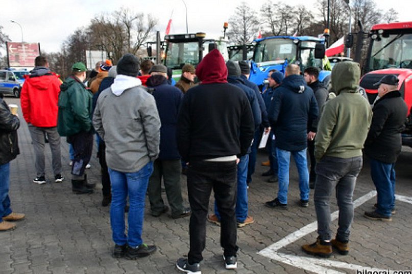 Protest rolników (FOTO)