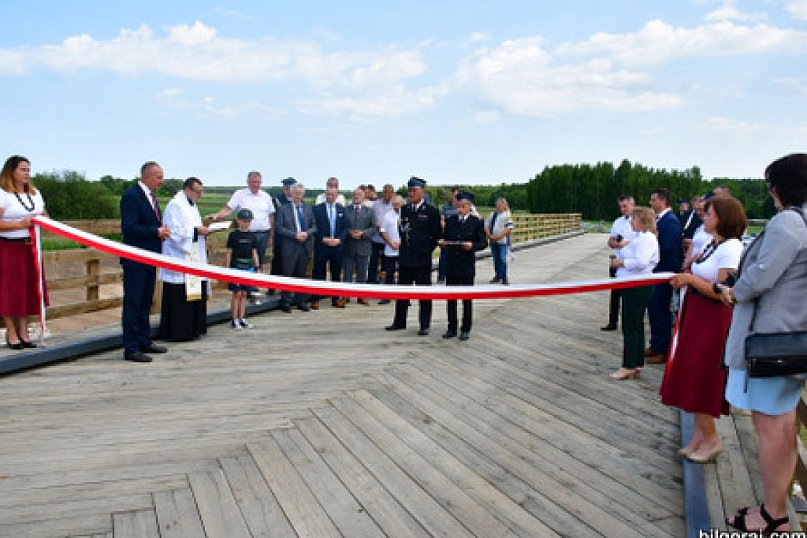 Otwarcie nowego mostu na Tanwi (FOTO)