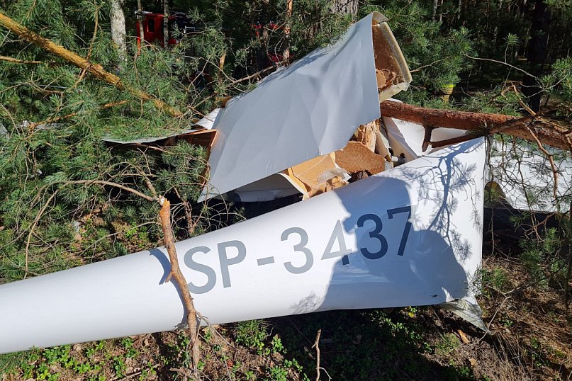 Wypadek szybowca - Rapy Dylańskie