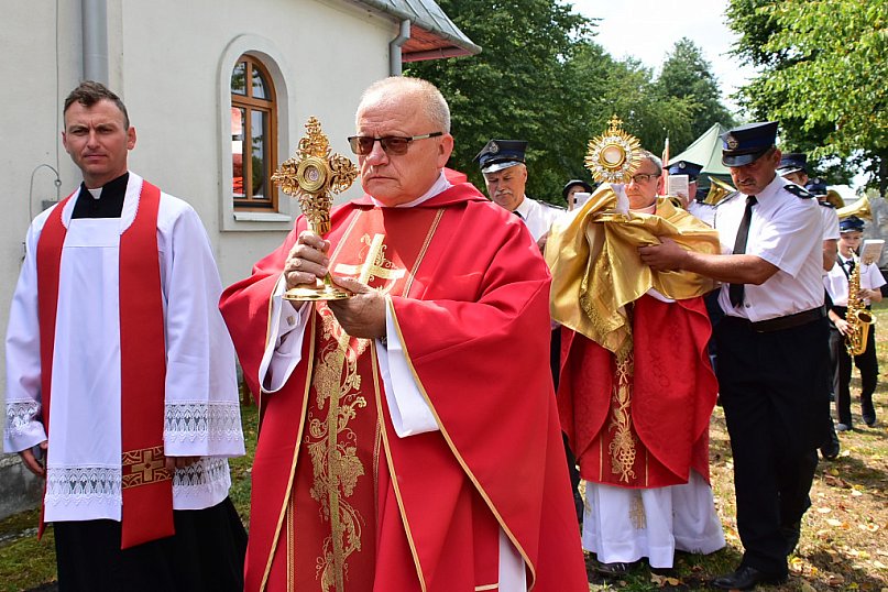 Wprowadzenie relikwii św. Maksymiliana w Osuchach