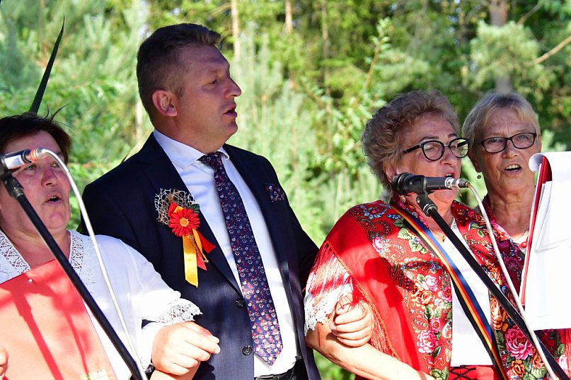 Gmina Biszcza, dożynki świętowała w Wólce Biskiej