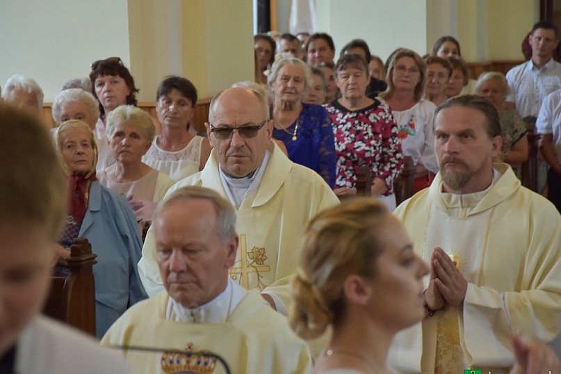 Pożegnanie księży w Tereszpolu