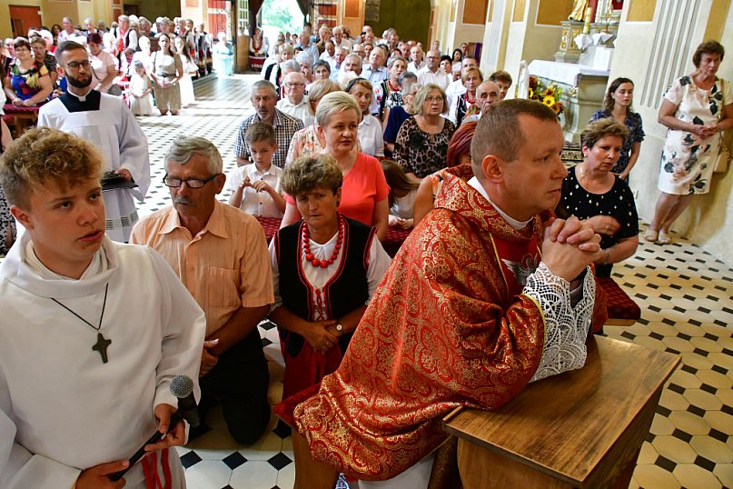 Uroczyste wprowadzenie nowego proboszcza w Goraju