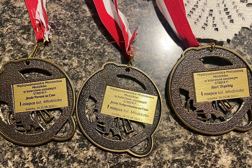 Sukces uczennicy z gminy Biszcza w kolarstwie