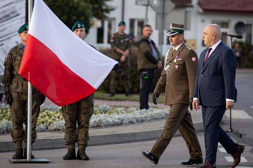 Jacek Sasin we Frampolu