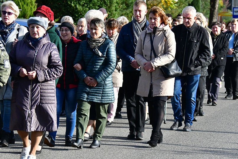 Procesja różańcowa Lipowiec Stary - październik 2022