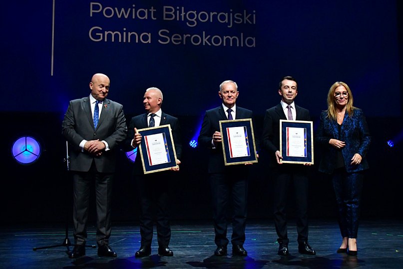 Powiat biłgorajski z wyróżnieniem "Europejski Samorząd -Ambasador Funduszy Europejskich"