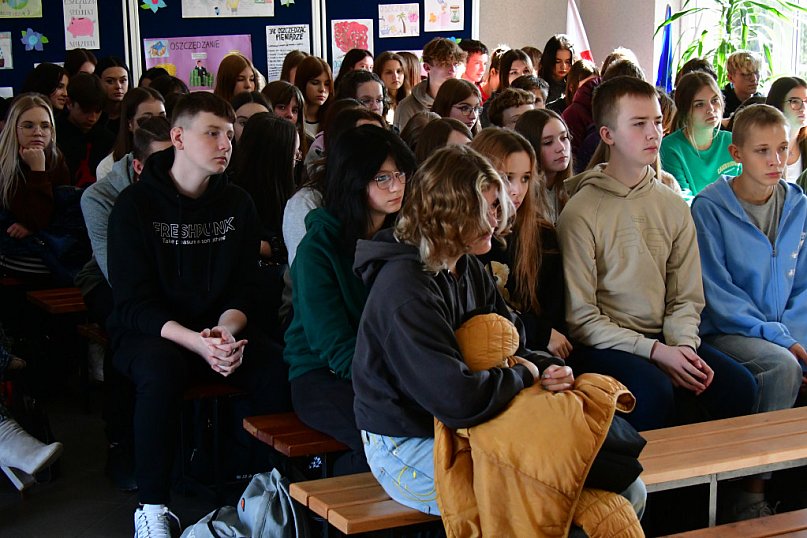 "O wolną Polskę". Legenda "Solidarności" na spotkaniu z młodzieżą