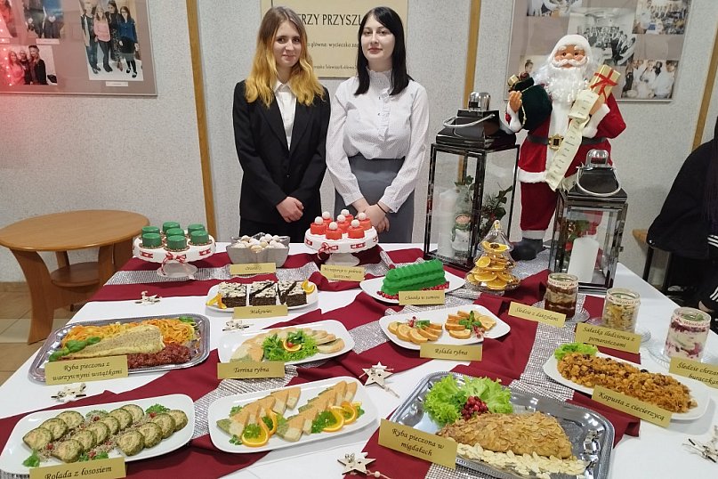 Wigilijny stół w ZSZiO