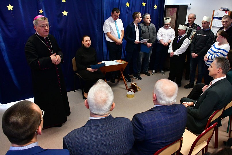 Spotkanie opłatkowe w WTZ Biszcza