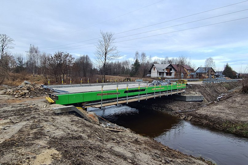 Zaawansowanie prac na moście na ulicy Granicznej