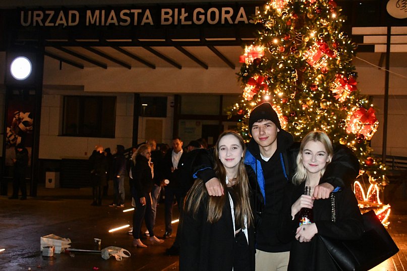 Sylwester pod biłgorajskim ratuszem 2022/2023