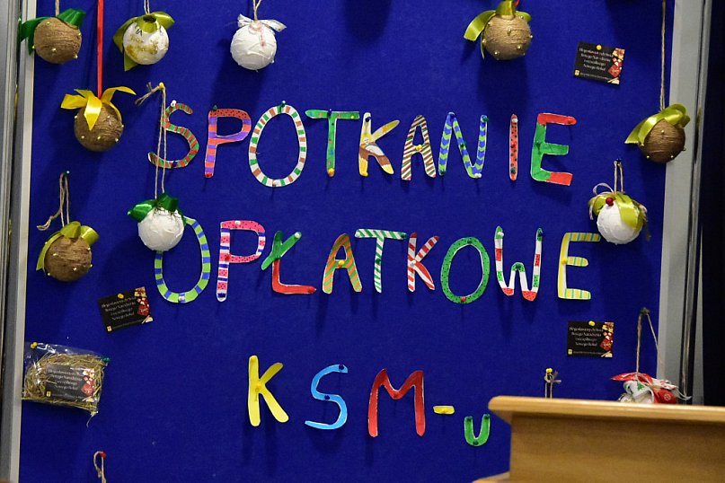 Biłgoraj. Spotkanie opłatkowe młodzieży KSM