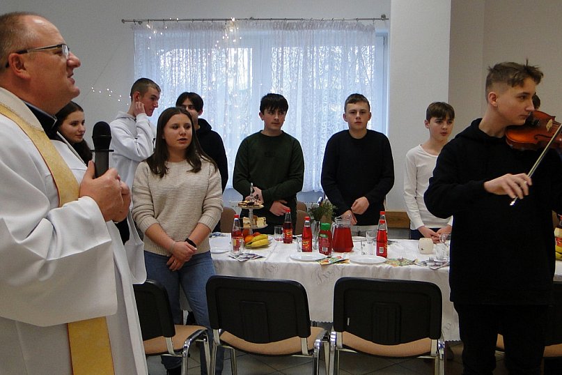 Spotkanie opłatkowe w Dąbrowicy