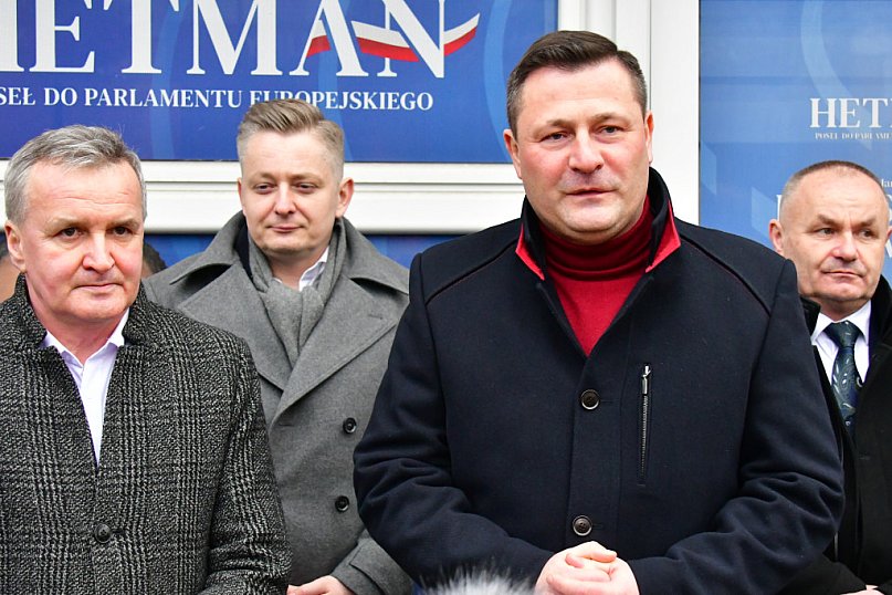 Politycy PSL w Biłgoraju mówili o inicjatywie "Uczciwa Polska"