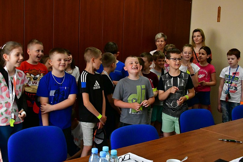 Dzieci w Dzień Dziecka odwiedziły starostę biłgorajskiego
