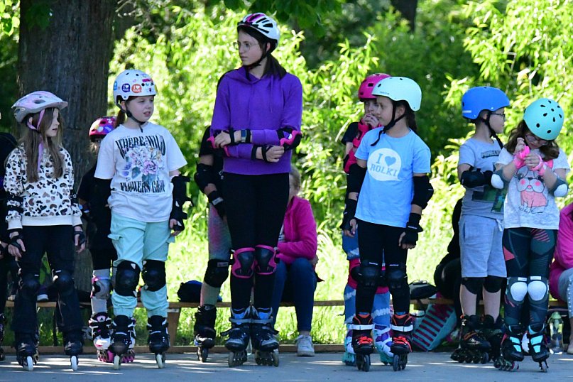 Warsztaty rolkowe na Dzień Dziecka w Biłgoraju