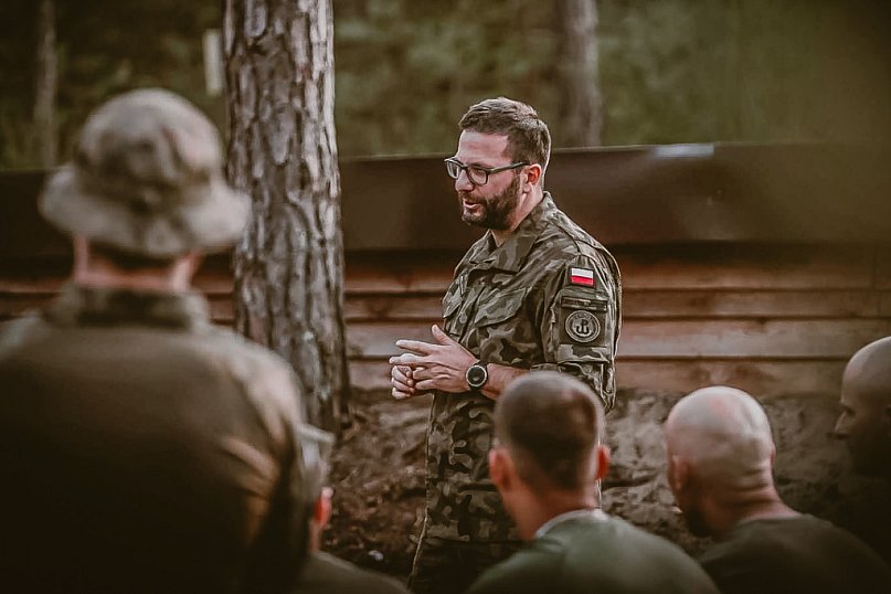 Marsz kondycyjny lubelskich Terytorialsów szlakiem &quot;Wira&quot;