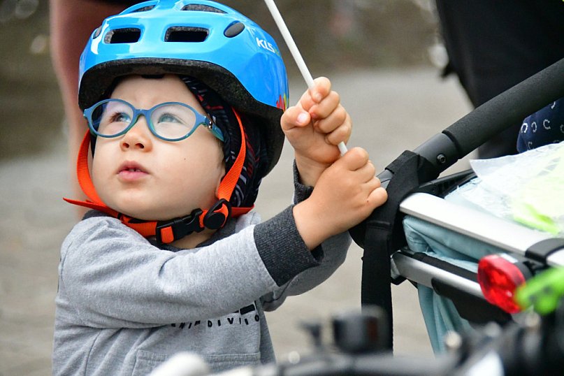 Ruszyli rowerami na Wzgórze Polak