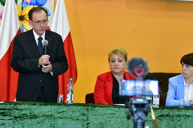 Szef MSWiA w Biłgoraju. O czym mówił, z kim się spotkał?