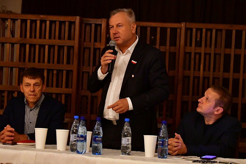 Politycy Konfederacji w Biłgoraju. Zachęcali do wsparcia ich kandydatów