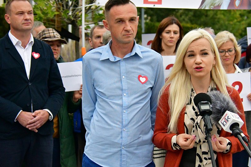 Konferencja praswa kandydatki KO do Sejmu